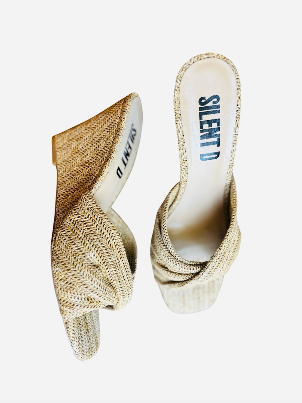 Silent D Katia Wedges - Natural - Picture 3 of 13